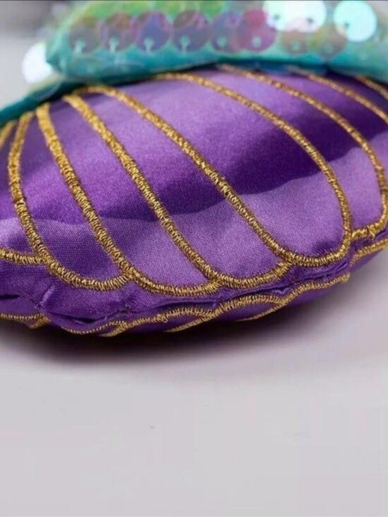 Disney Parks Ears Little Mermaid Ariel Purple Iridescent Minnie Ears NWT main image 5